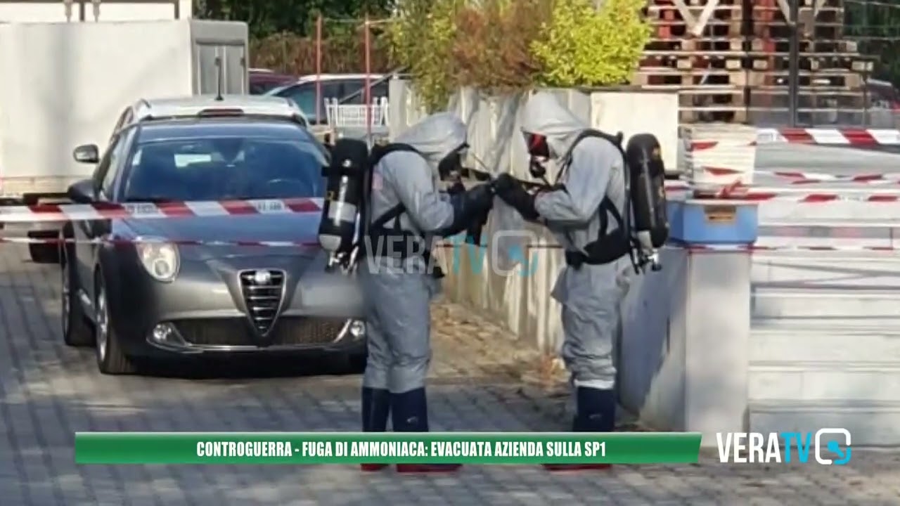 Controguerra – Fuga di gas ammoniaca in un’azienda della Bonifica