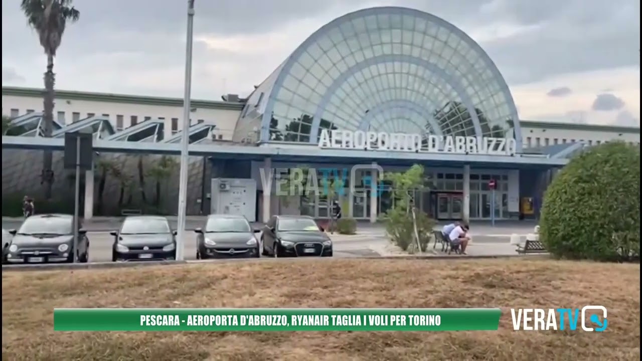 Pescara – Aeroporto d’Abruzzo, Ryanair taglia i voli per Torino