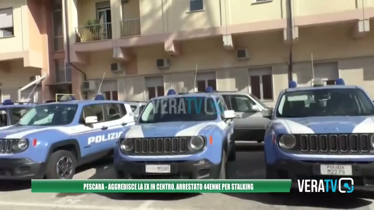 Pescara – Aggredisce la ex in centro, arrestato 44enne per stalking