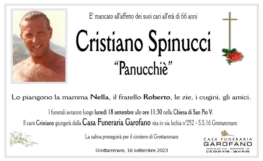 Grottammare piange Cristiano Spinucci, morto a 66 anni