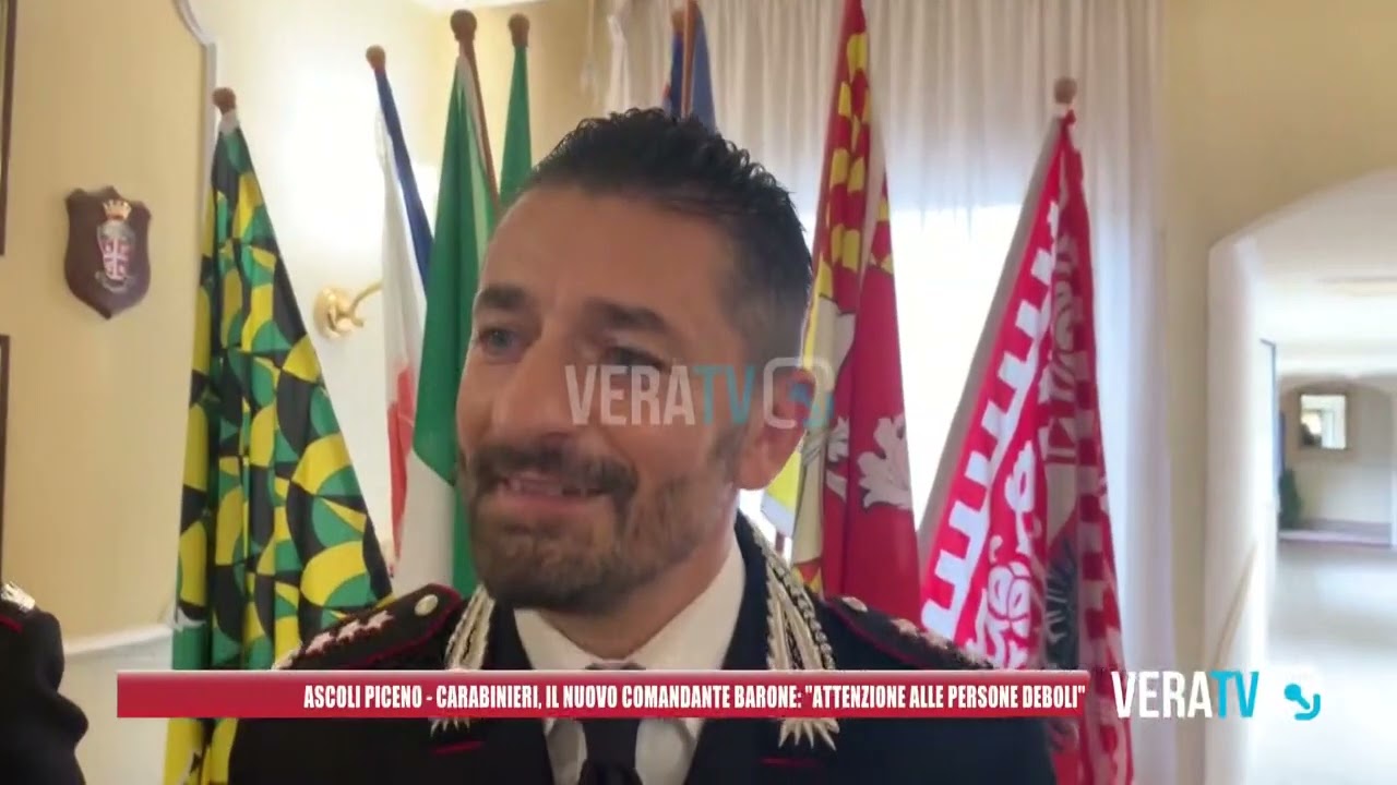 Ascoli – Arma dei Carabinieri, si presenta il nuovo comandante provinciale Domenico Barone