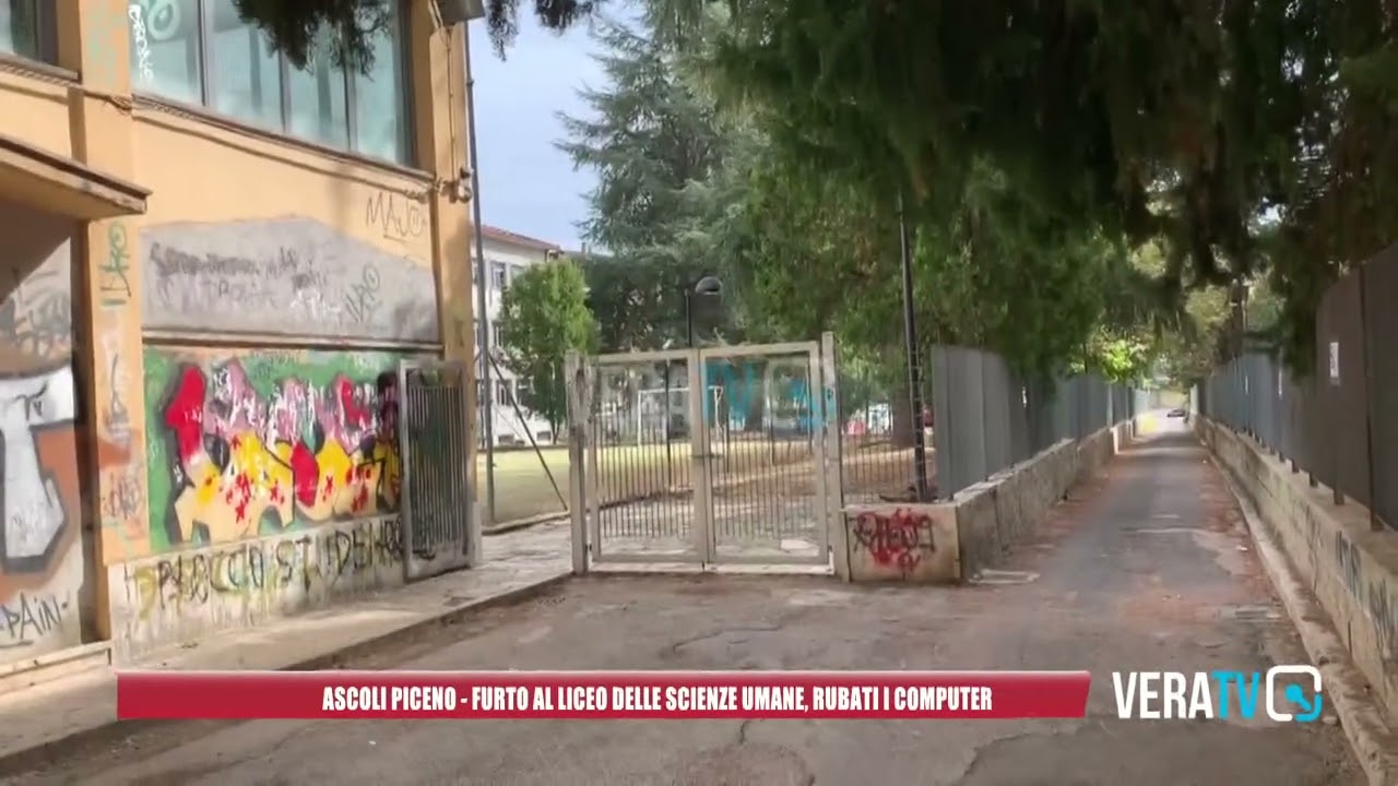 Ascoli Piceno – Furto al Liceo delle Scienze Umane, rubati i computer
