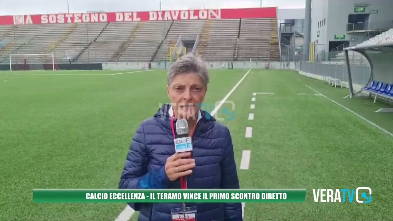 Calcio Eccellenza – Teramo, vittoria di misura sulla Delfino Curi Pescara