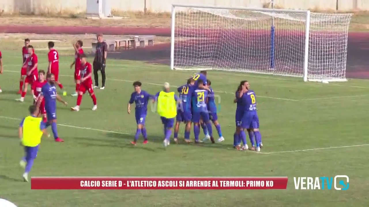 Calcio Serie D – Atletico Ascoli sconfitto a Termoli nella seconda di campionato