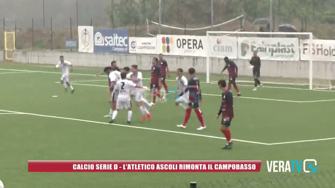 Calcio Serie D – L’Atletico Ascoli rimonta il Campobasso e strappa un punto d’oro