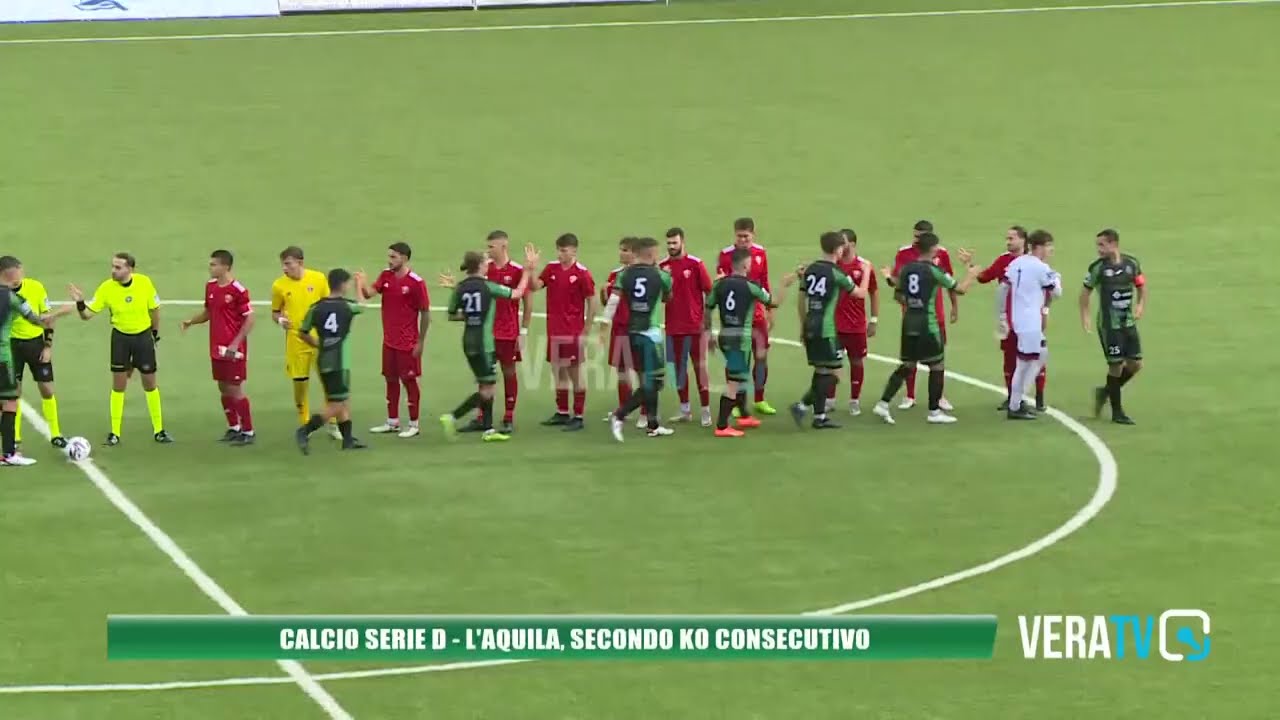 Calcio serie D – Non bastano due gol a L’Aquila, vince il Real Monterotondo