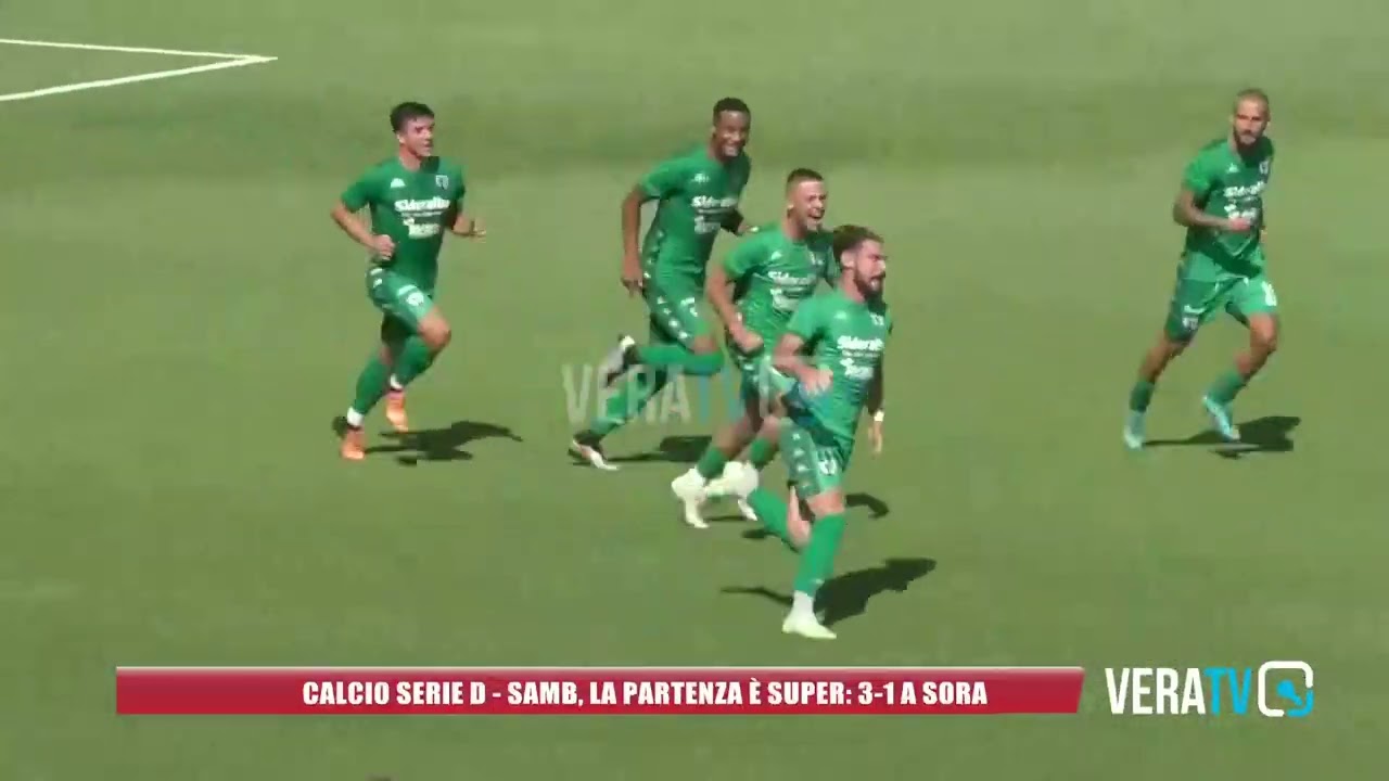 Calcio Serie D – Samb, super partenza: 3-1 a Sora