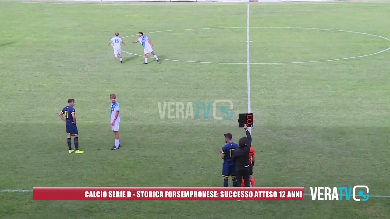 Calcio Serie D – Storica Forsempronese: contro il Vastogirardi un successo atteso 12 anni