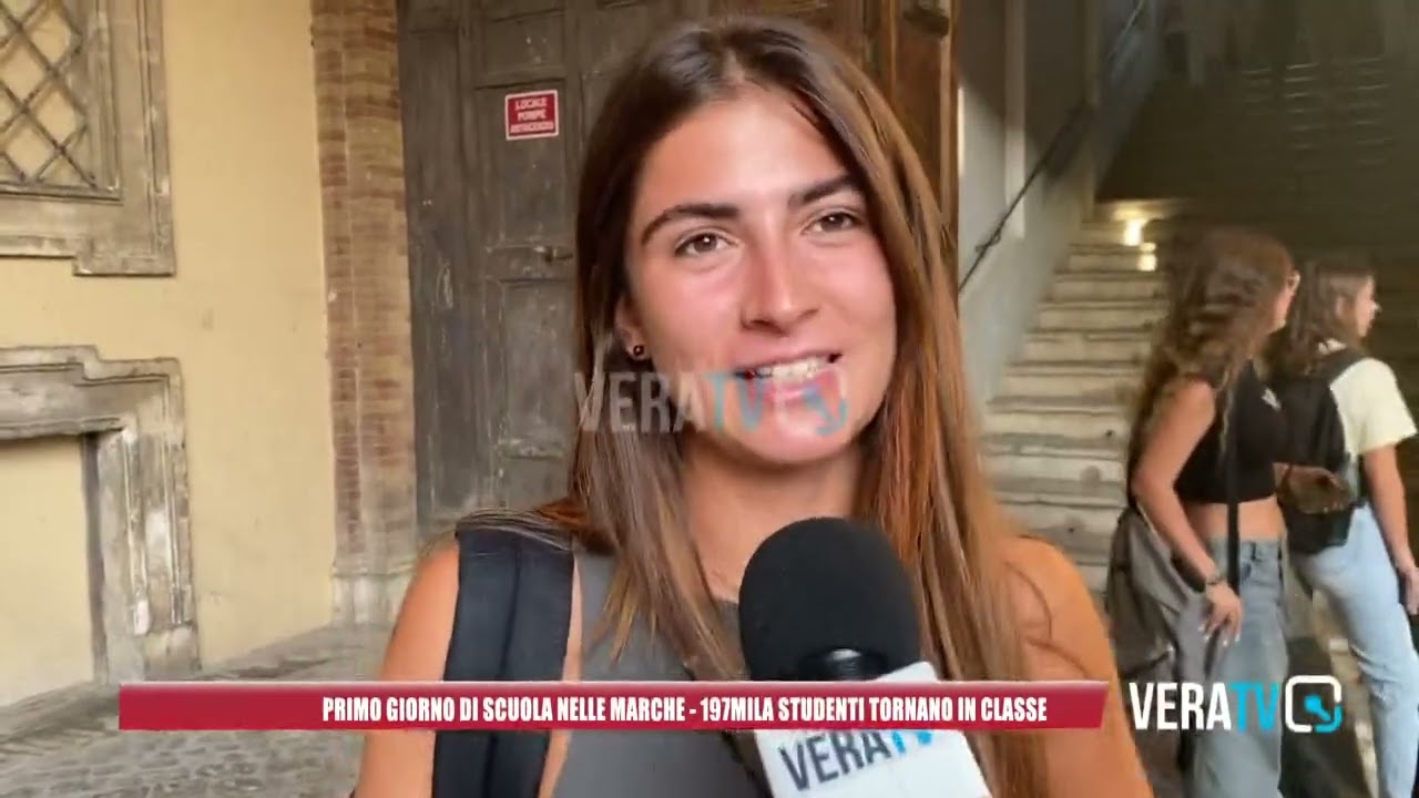 Marche – Primo giorno di scuola, 197mila studenti tornano in classe