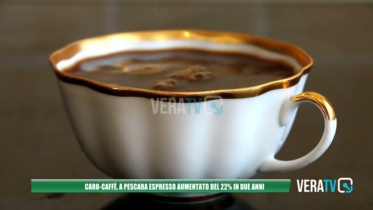 Pescara – Caro caffè, in città il costo dell’espresso è aumentato del 22 per cento in due anni