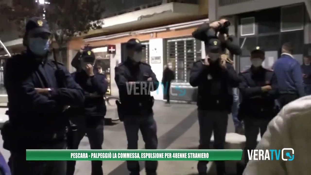 Pescara – Palpeggiò la commessa, espulsione per un 48enne straniero
