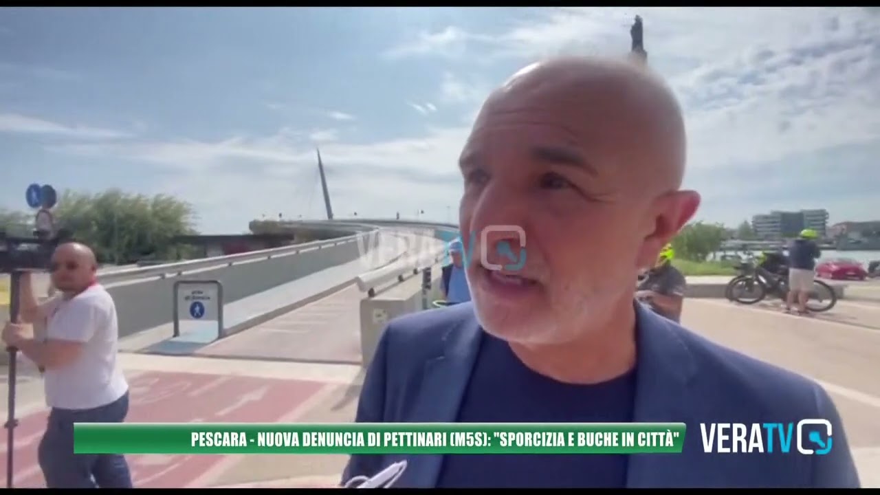 Pescara – Sporcizia e buche in città, nuova denuncia di Pettinari (M5S)