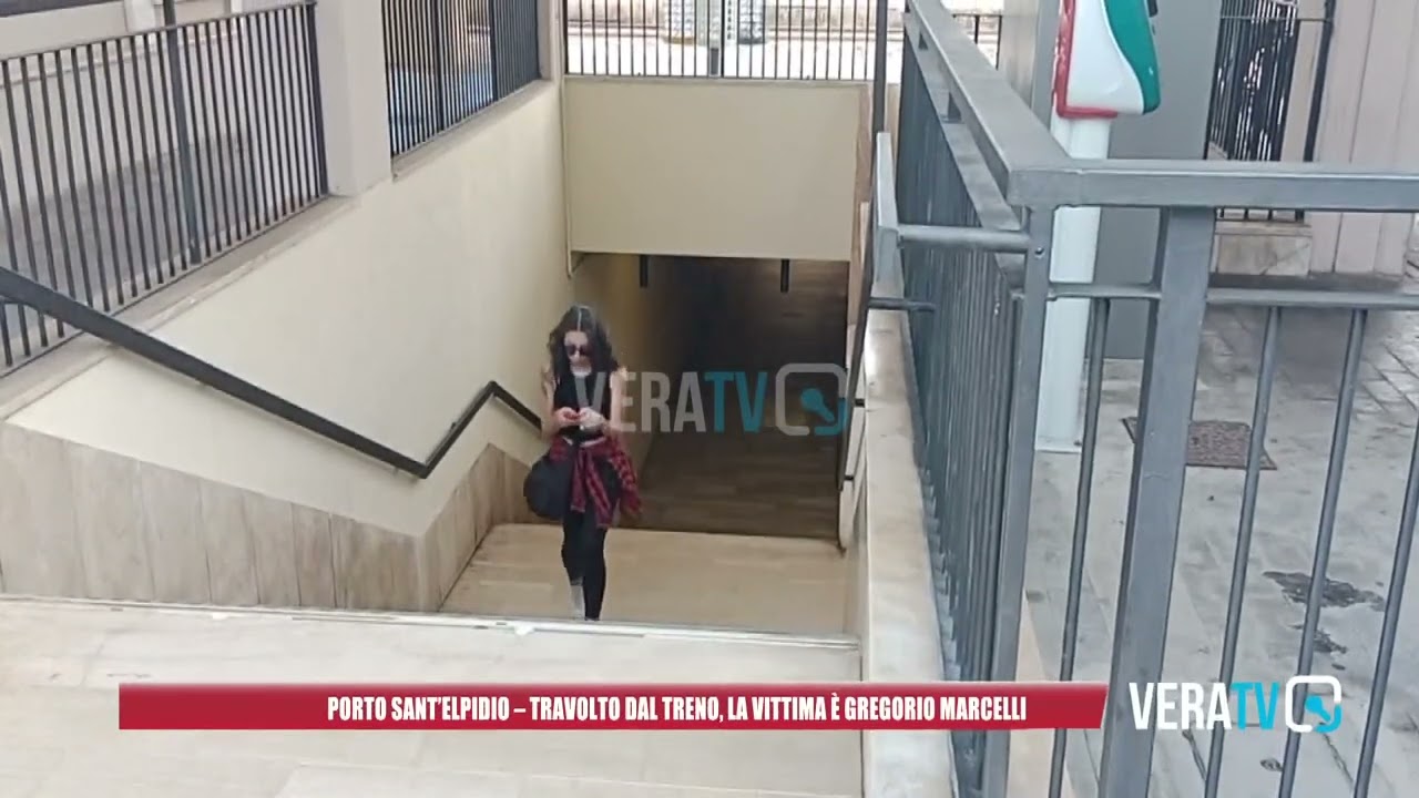 Porto Sant’Elpidio – Travolto dal treno, la vittima è Gregorio Marcelli