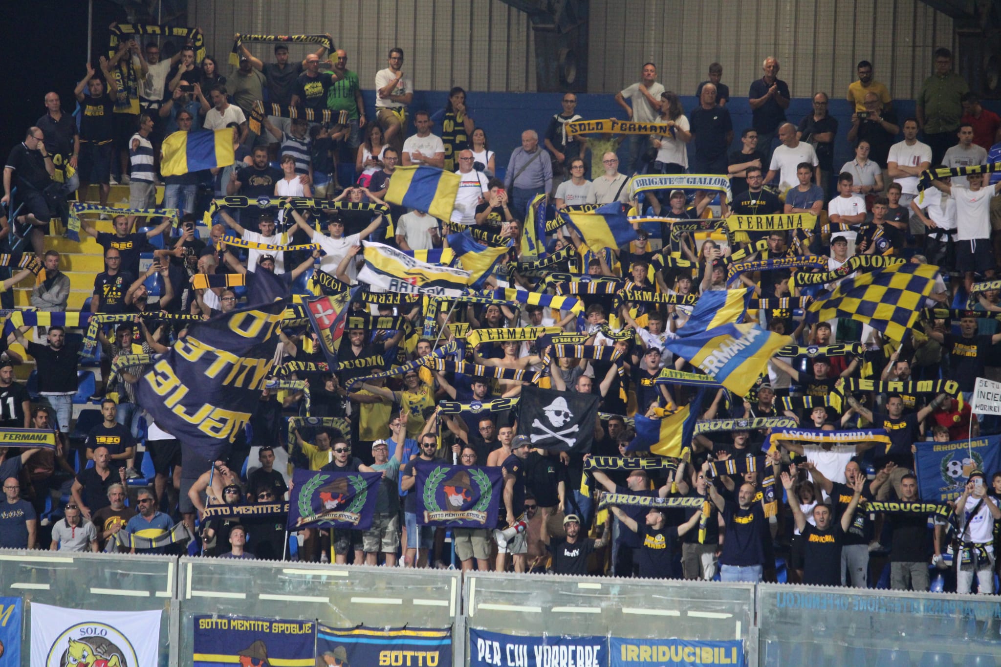 Fermana-Perugia 0-2: per i gialloblù terzo ko filato al Recchioni