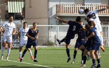 Real Monterotondo-Samb 0-2: dopo il rigore fallito da Alessandro, il gol di Sbardella e la rete di Battista
