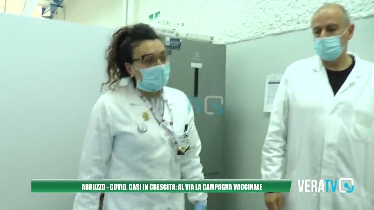 Abruzzo – Covid, contagi in aumento: al via la campagna vaccinale