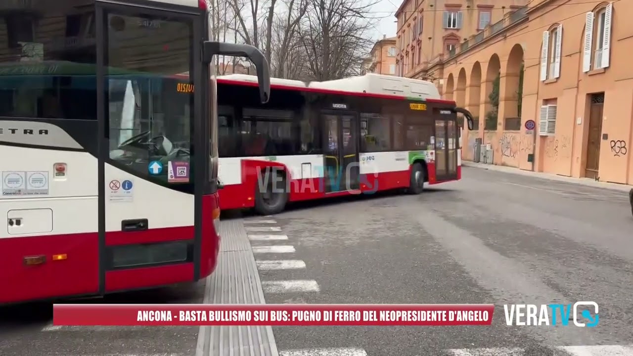 Ancona – Basta bullismo sui bus: pugno di ferro del neopresidente D’angelo