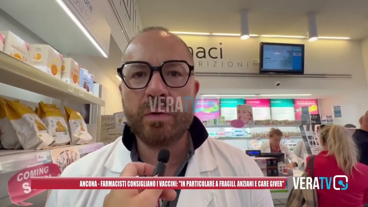 Ancona – I farmacisti consigliano la somministrazione del vaccino