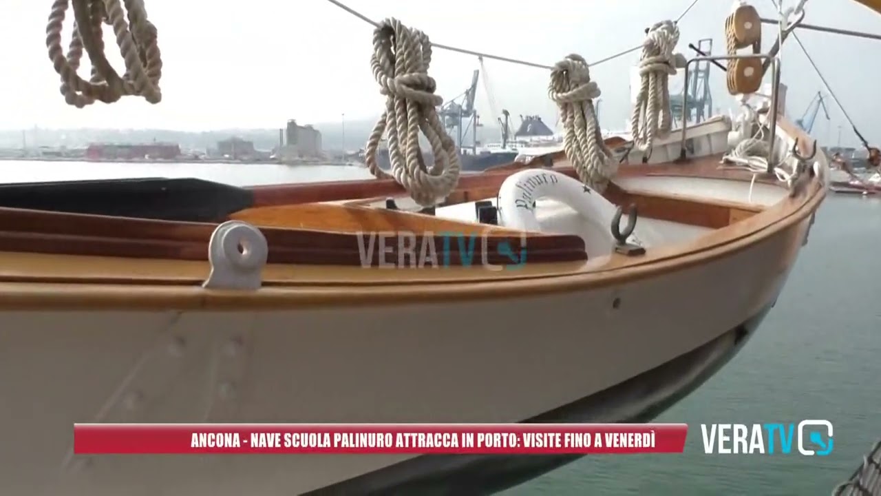 Ancona – La nave scuola Palinuro attracca in porto: visite fino a venerdì