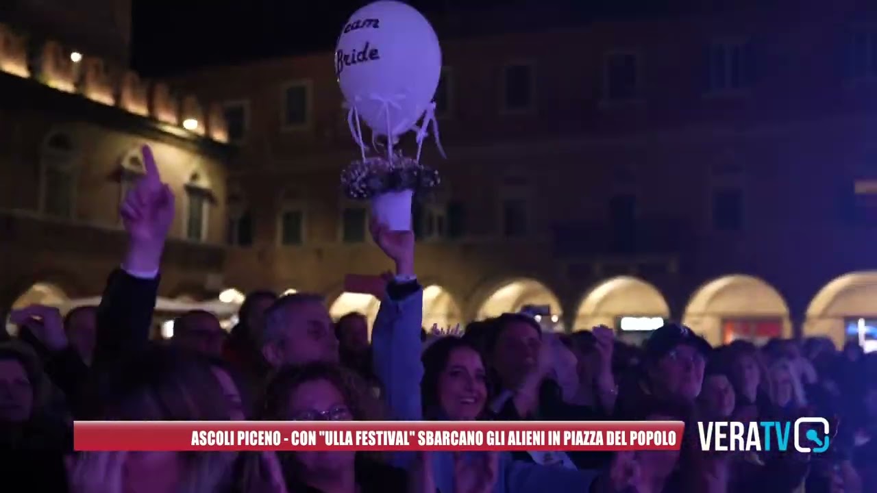 Ascoli Piceno – Con ‘Ulla Festival’ sbarcano gli alieni in piazza del Popolo