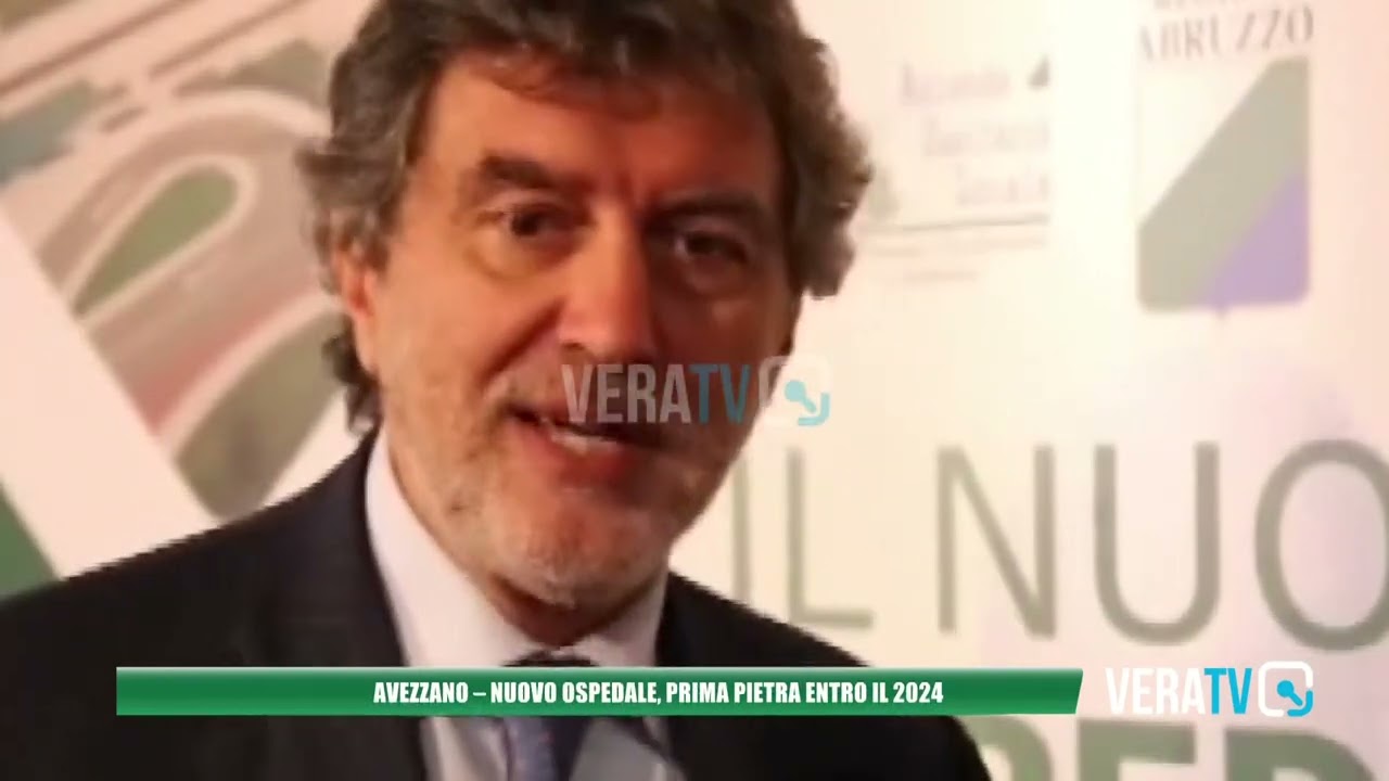 Avezzano – Nuovo ospedale, prima pietra entro il 2024