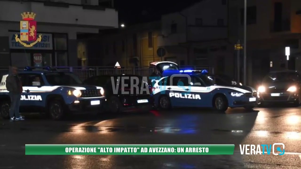 Avezzano – Operazione “Alto Impatto”, un arresto per spaccio