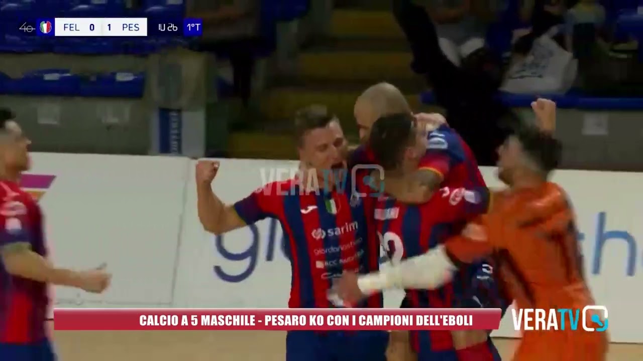 Calcio a 5 maschile – Pesaro ko contro i campioni dell’Eboli