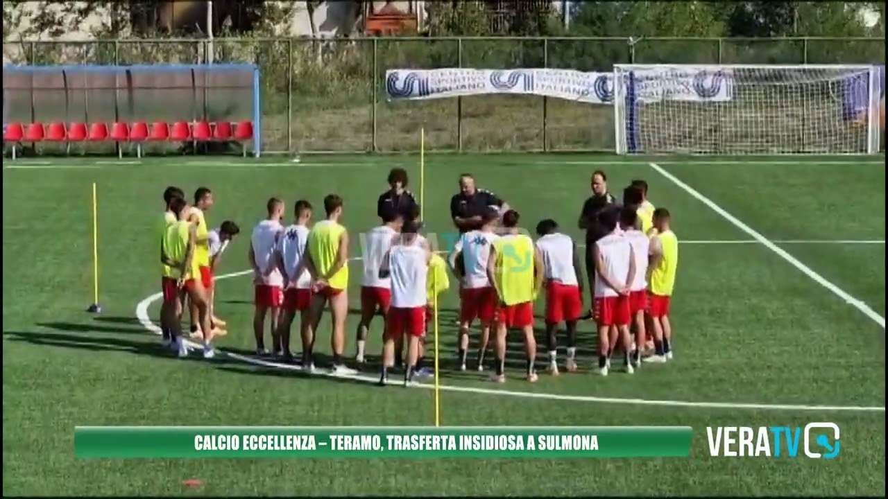 Calcio Eccellenza, Teramo: trasferta insidiosa a Sulmona