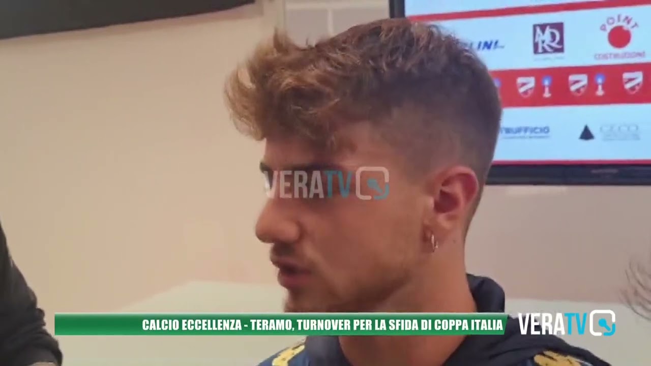 Calcio Eccellenza – Teramo, turnover nella sfida di Coppa Italia