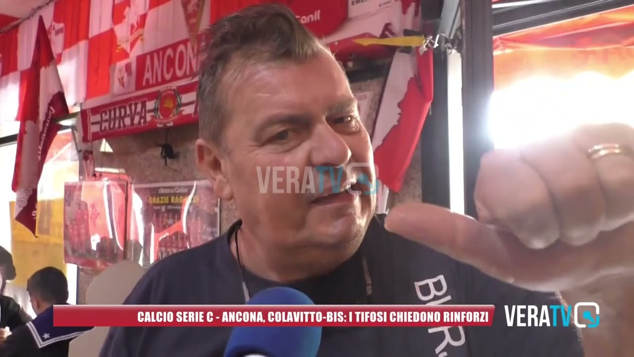 Calcio Serie C – Ancona, primo allenamento per mister Colavitto: a Vera Tv parlano i tifosi
