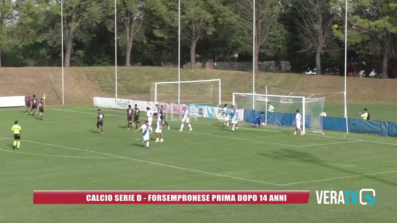 Calcio Serie D – La Forsempronese sogna, è prima dopo 14 anni