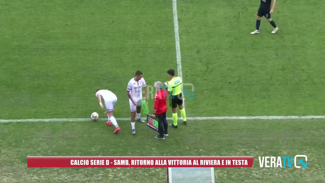 Calcio Serie D – La Samb torna alla vittoria in casa e ritrova la vetta