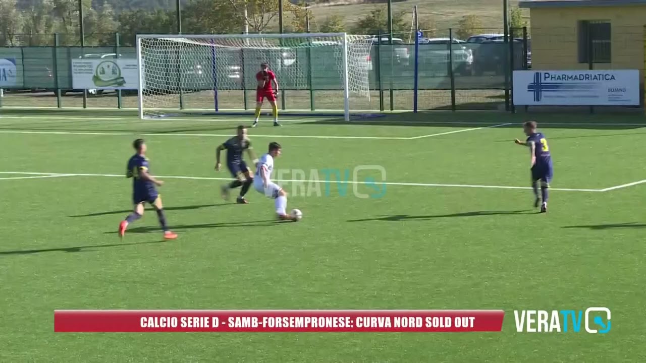 Calcio Serie D – Sold out la curva nord per la sfida tra Samb e Forsempronese