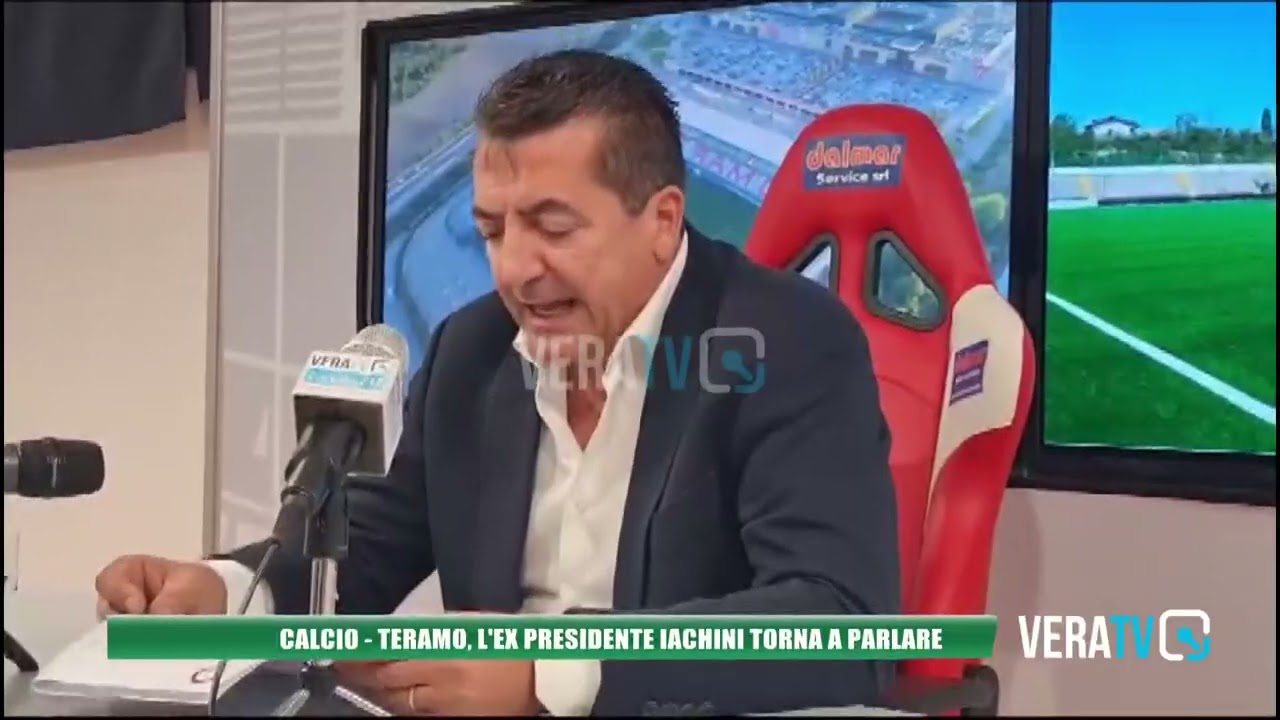 Calcio – Teramo, l’ex presidente Iachini torna a parlare: non mancano le polemiche