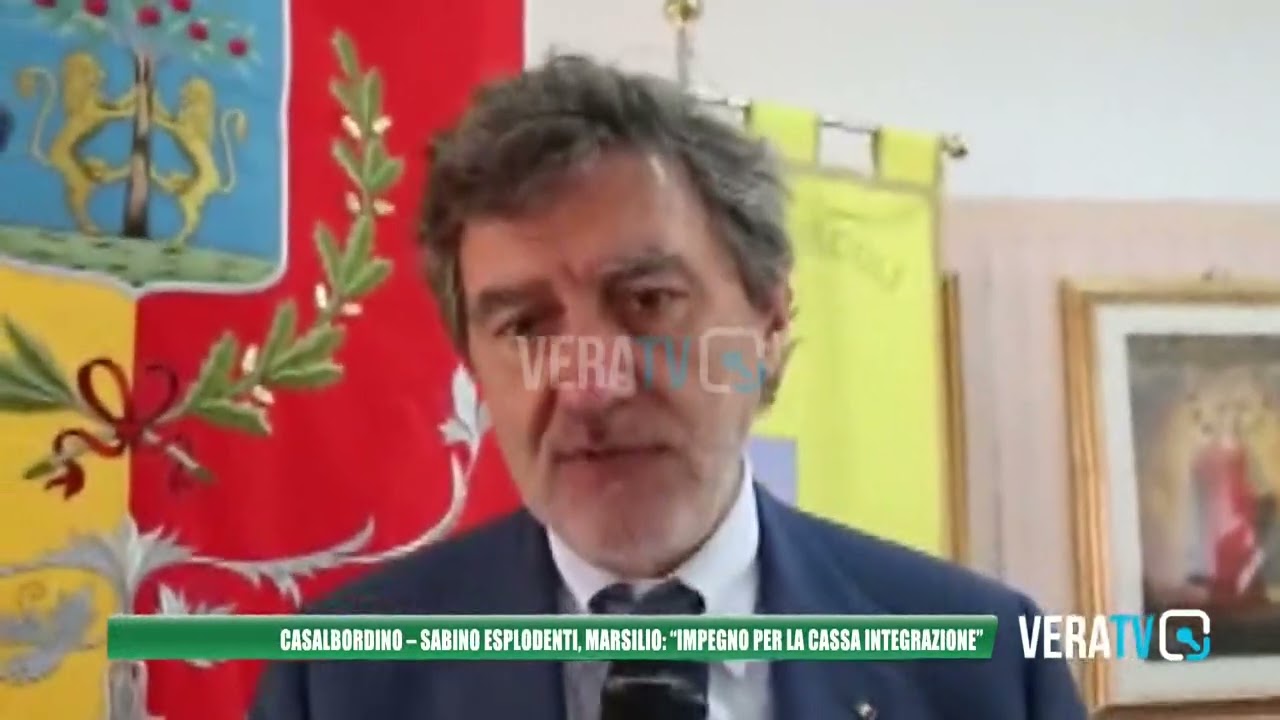 Casalbordino – “Sabino Esplodenti”, Marsilio: “Impegno per la cassa integrazione”