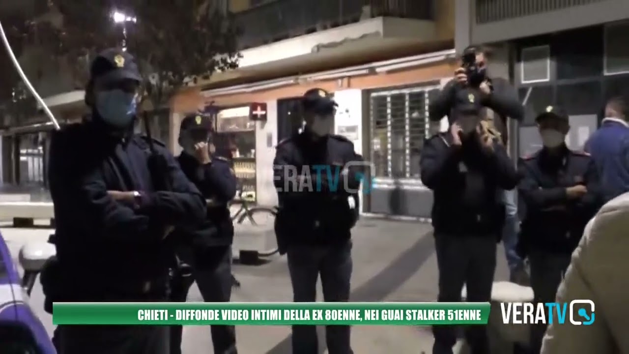 Chieti – Diffonde i video intimi della ex 80enne, nei guai stalker 51enne