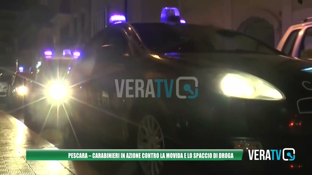 Pescara – Carabinieri in azione contro la movida e lo spaccio di droga