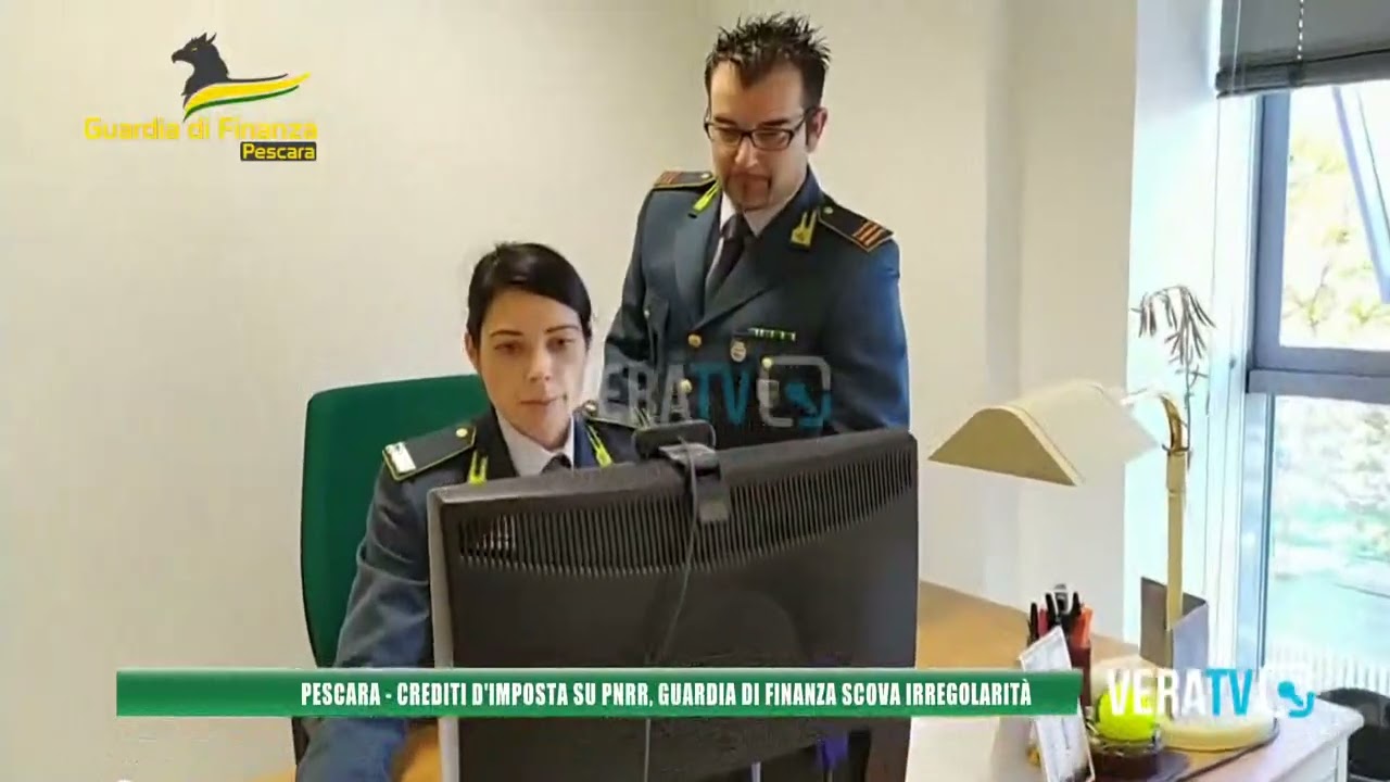 Pescara – Crediti d’imposta su Pnrr, guardia di finanza scova irregolarità