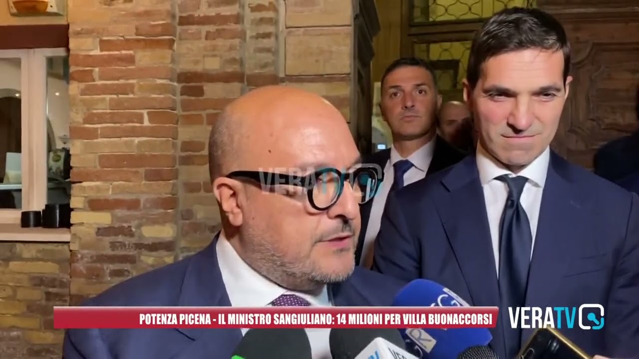 Potenza Picena – Il ministro Sangiuliano: “14 milioni per Villa Buonaccorsi”