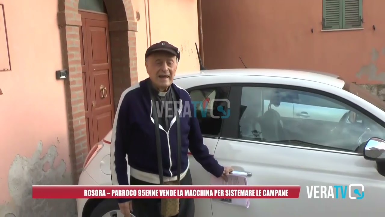 Rosora – Parroco 95enne vende la macchina per sistemare le campane