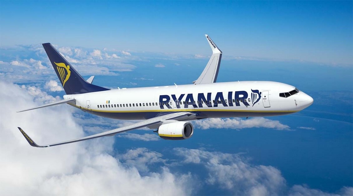 Ryanair annuncia tre rotte: da Ancona a Bruxelles, Londra e Catania