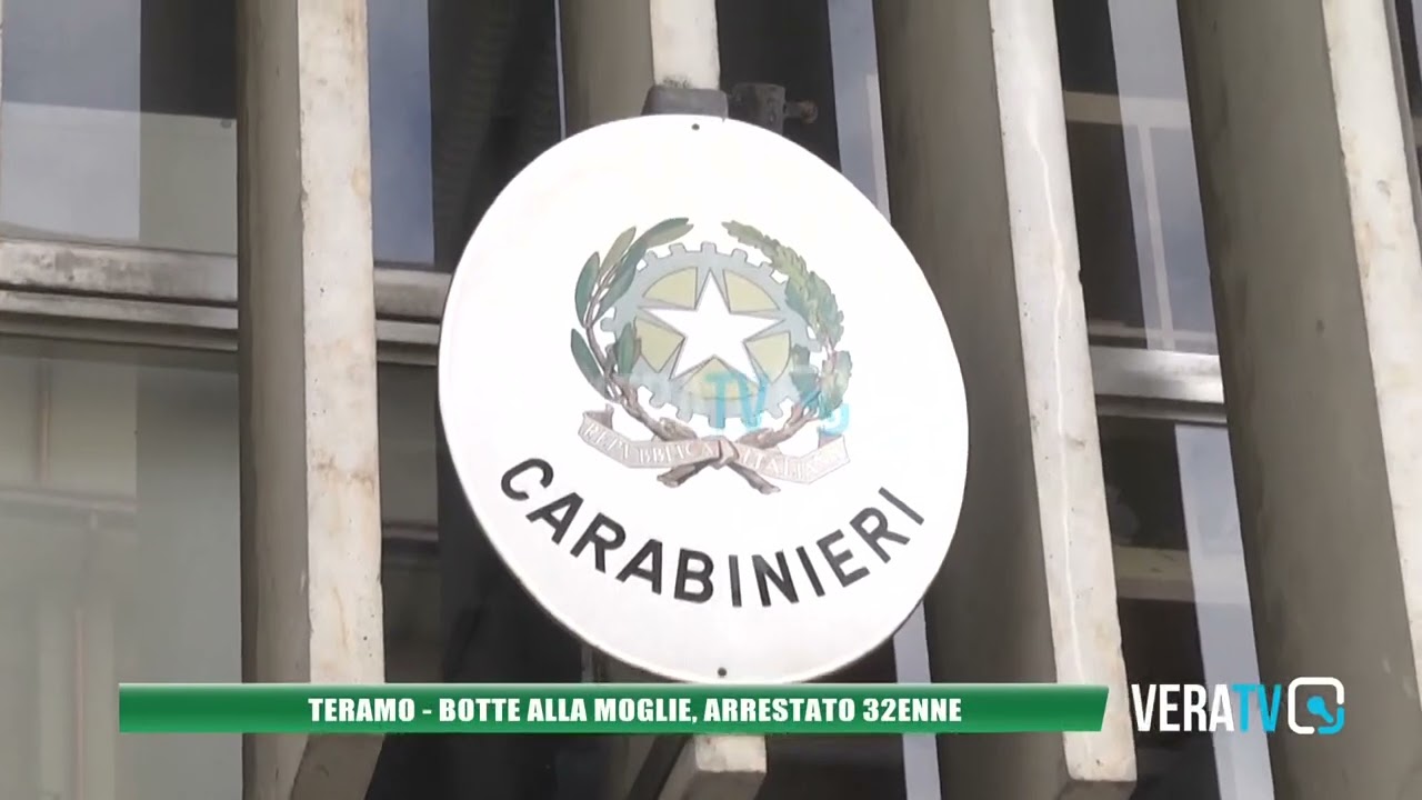 Teramo – Botte alla moglie, 32enne arrestato dai carabinieri