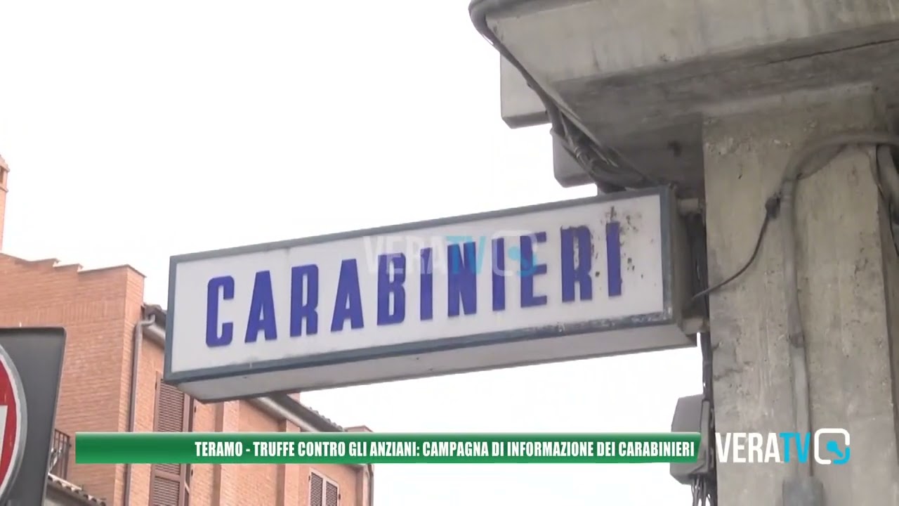 Teramo – Truffe agli anziani: i consigli dei carabinieri