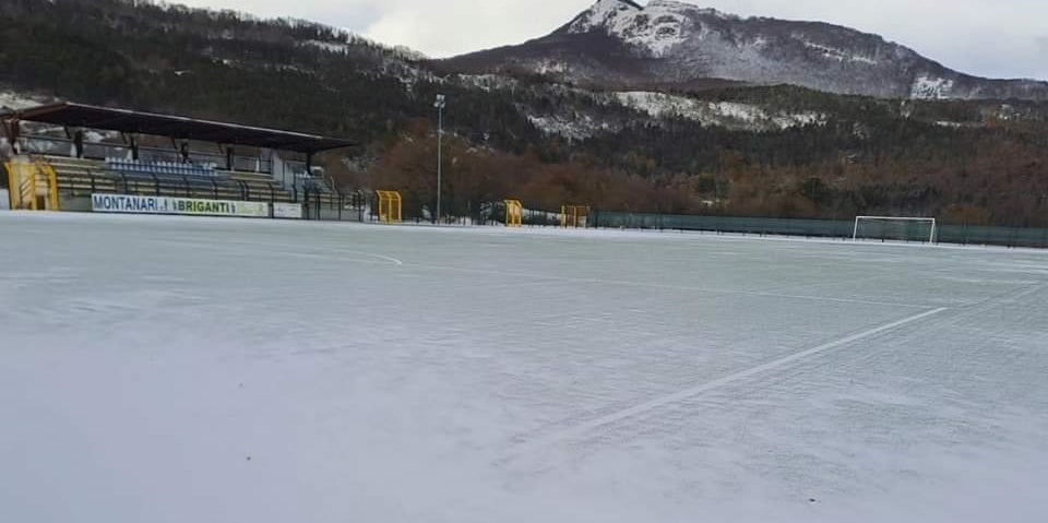 Vastogirardi-Atletico Ascoli rinviata per neve
