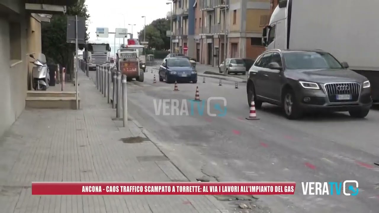Ancona – Caos traffico scampato a Torrette: al via i lavori all’impianto del gas