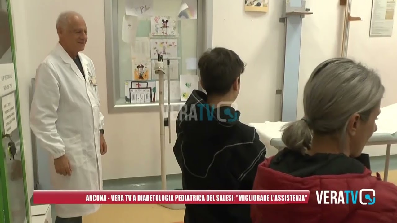 Ancona – Vera Tv a diabetologia pediatrica del Salesi: “Migliorare l’assistenza”