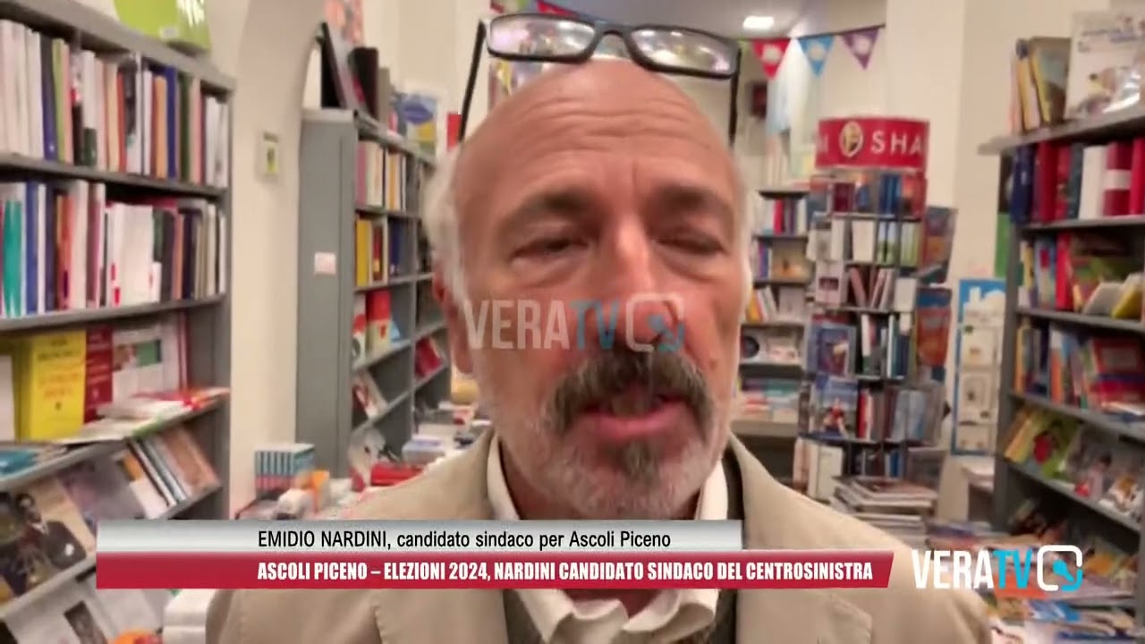 Ascoli Piceno – Elezioni 2024: Nardini candidato sindaco del centrosinistra
