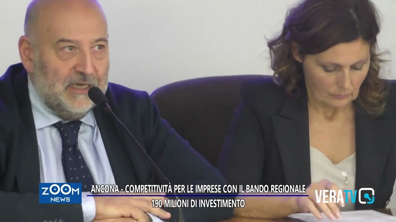 Avvenimenti – Ancona, bando regionale per la competitività imprese da 190 milioni