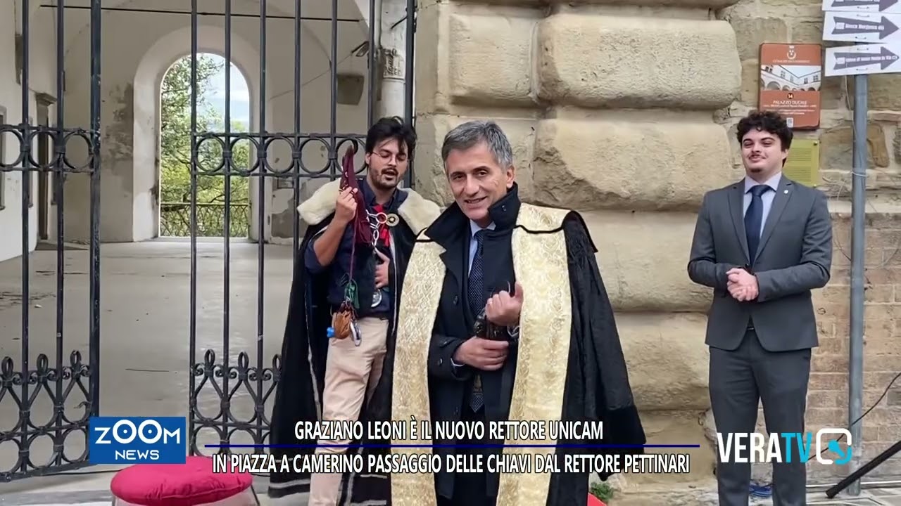 Avvenimenti – Camerino, Leoni è il nuovo rettore Unicam: cerimonia del passaggio delle chiavi