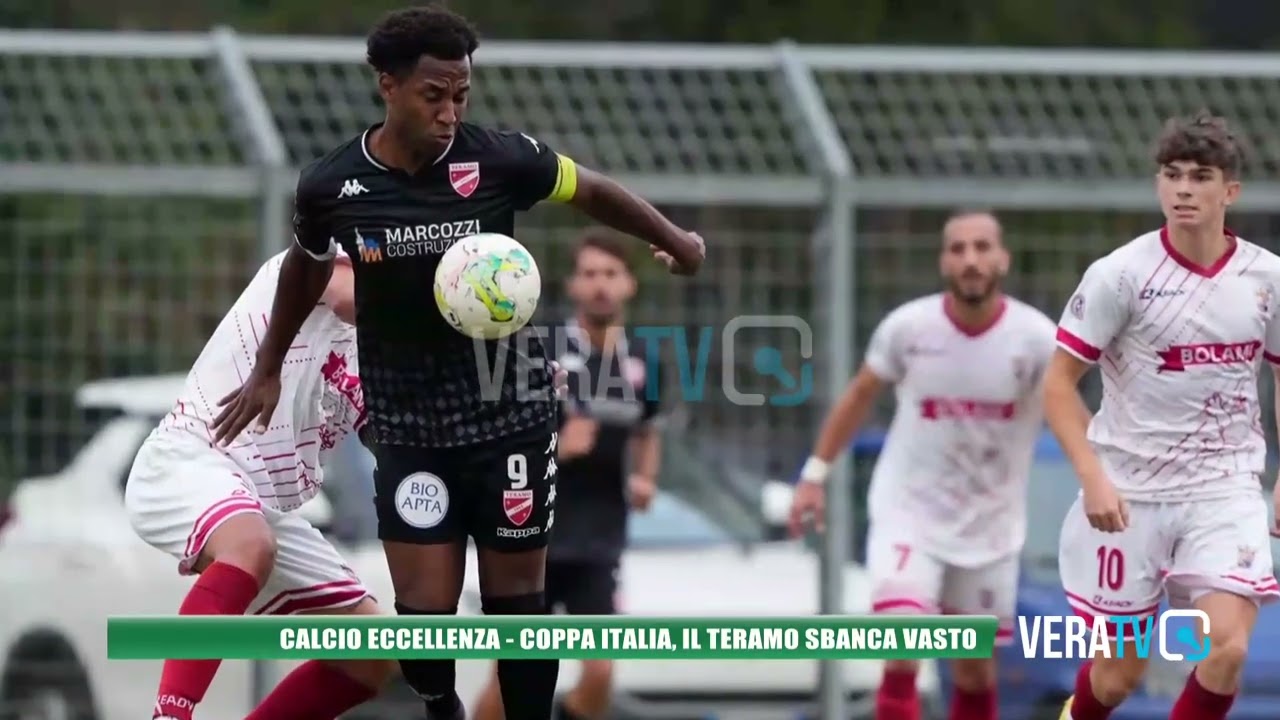 Calcio Eccellenza – Coppa Italia, il Teramo sbanca Vasto nella semifinale di andata